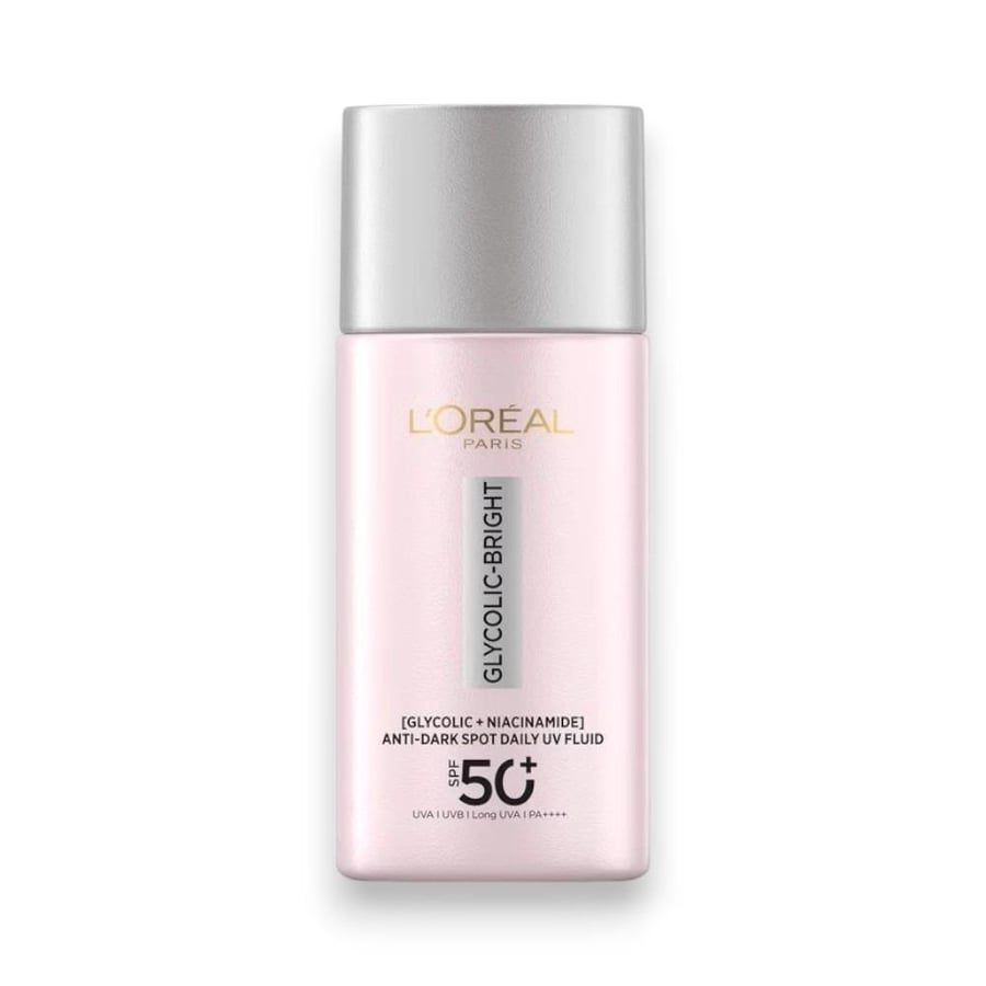 لوريال باريس جليكوليك برايت SPF 50 سائل يومي ضد البقع الداكنة - 50 مل