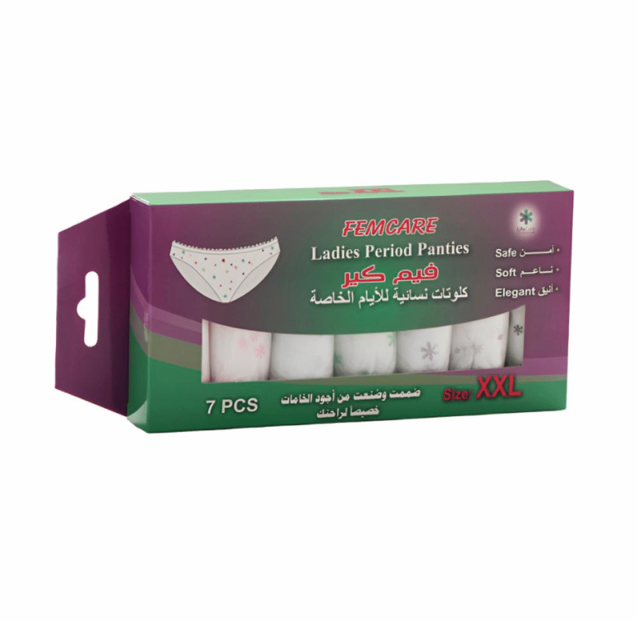 كلوتات نسائية فيم كير 7 حبة - 2XL