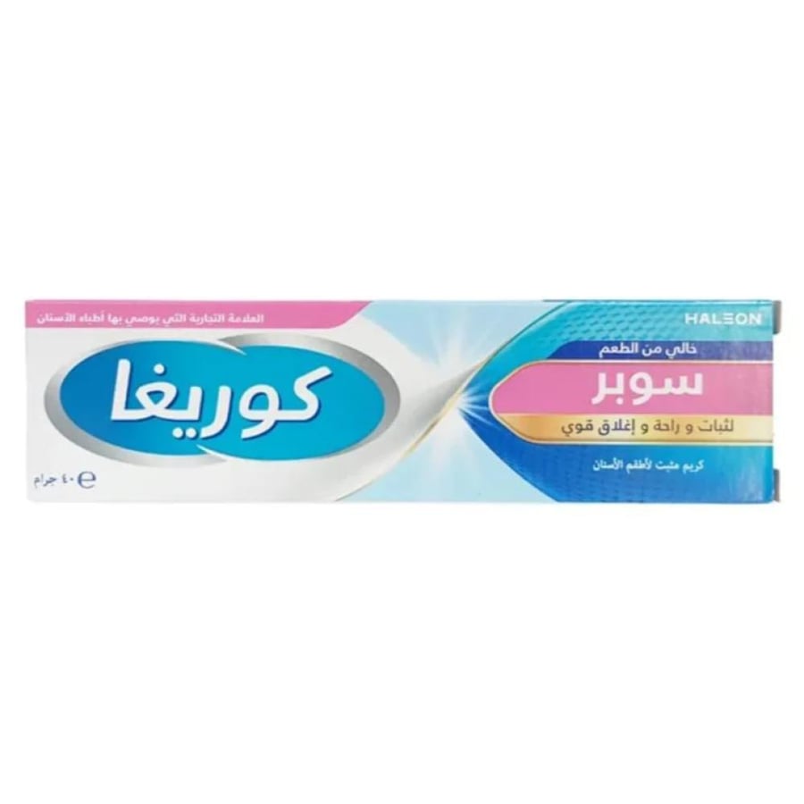 كوريغا كريم تثبيت أطقم الأسنان سوبر - 40 جم