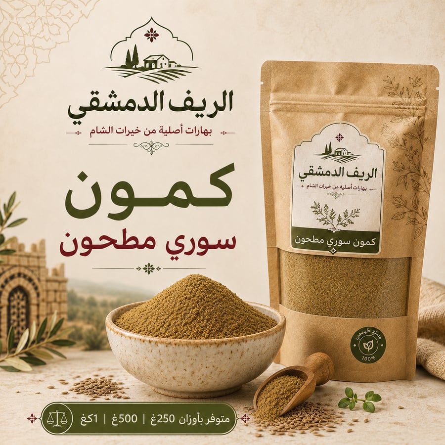 كمون سوري مطحون