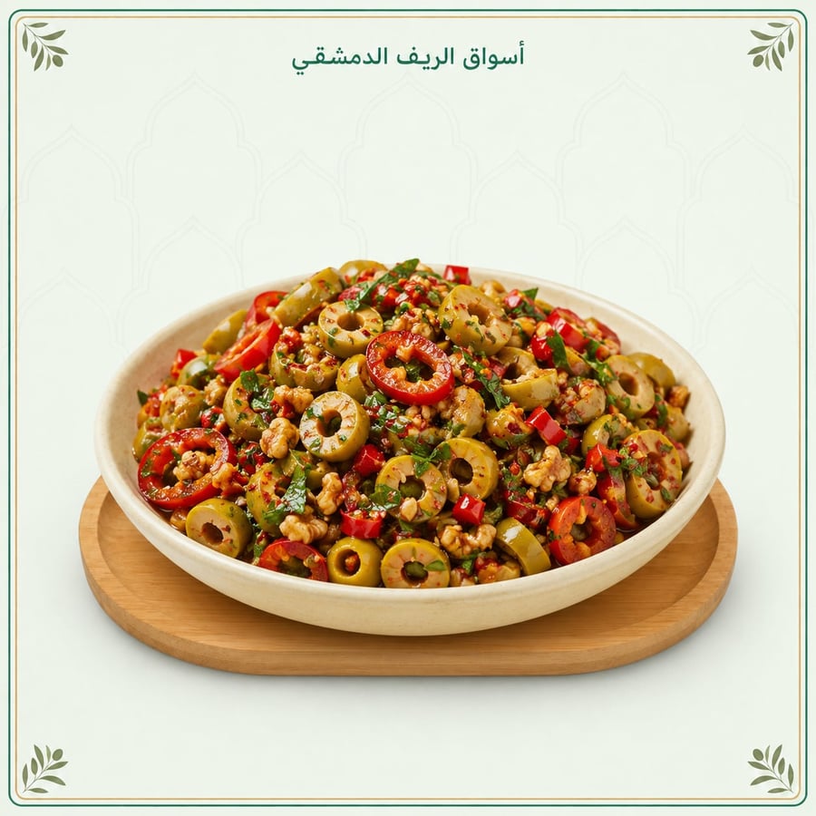 سلطة زيتون حار