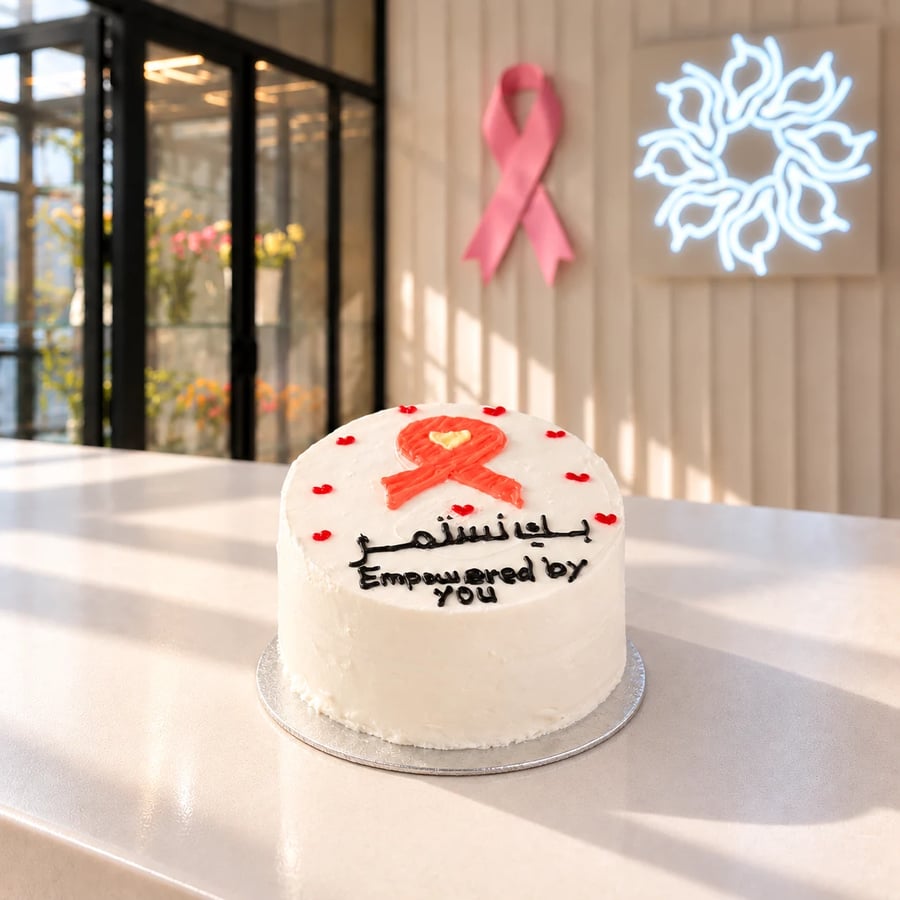 كيك أكتوبر الوردي | Pink October Cake