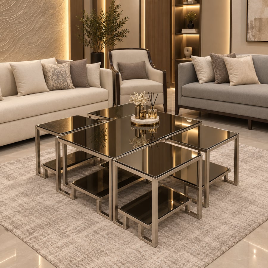 طقم طاولات كنب