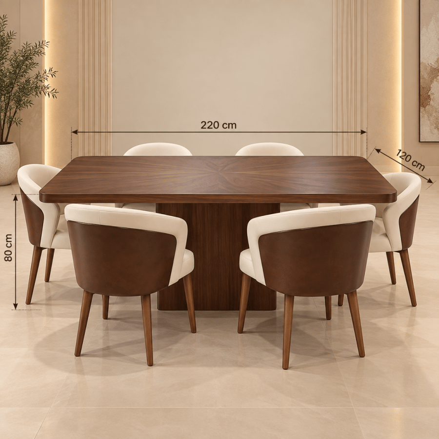 طاولة طعام 8 كراسي