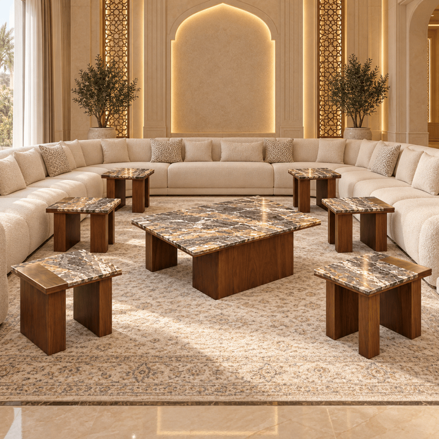 طقم طاولات كنب