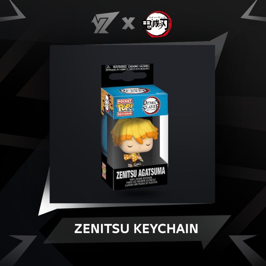ميدالية مفاتيح زينيتسو - Zenitsu Keychain