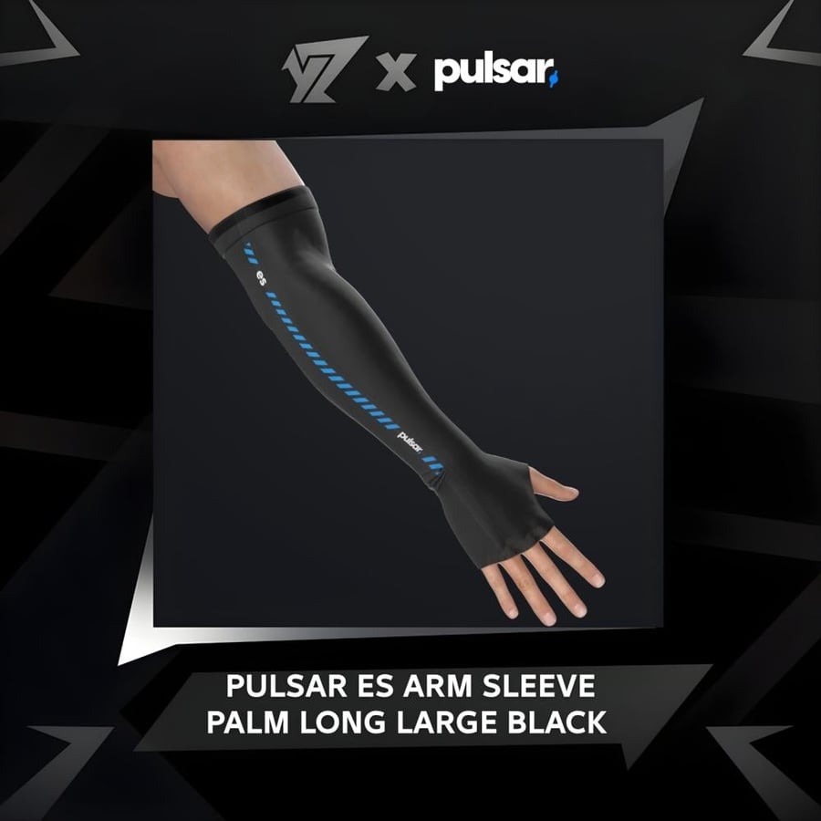 كم الذراع طويل لارج  - Pulsar ES Arm Sleeve Palm Long Large BLack