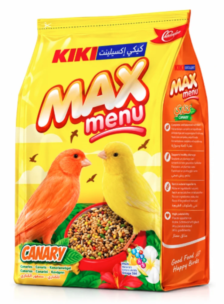 كيكي ماكس منيو خلطة غذاء الكناري 1 كيلو