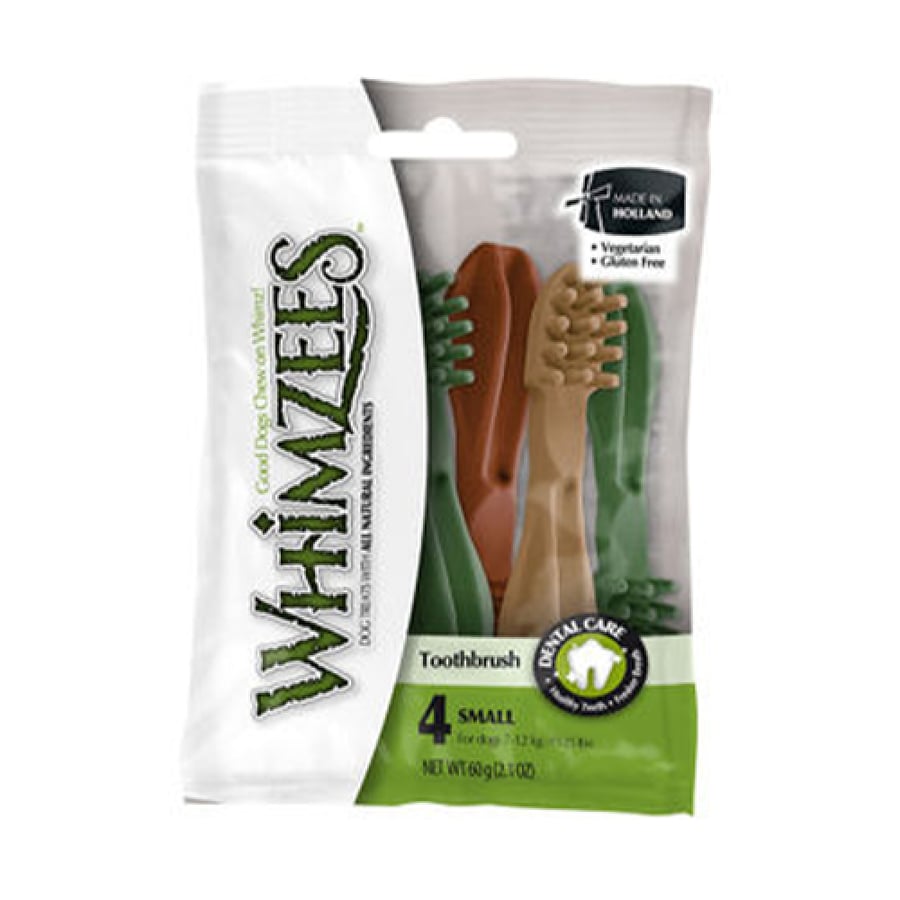 4 pieces toothbrush gluten-free brown / green / orange 60 g
