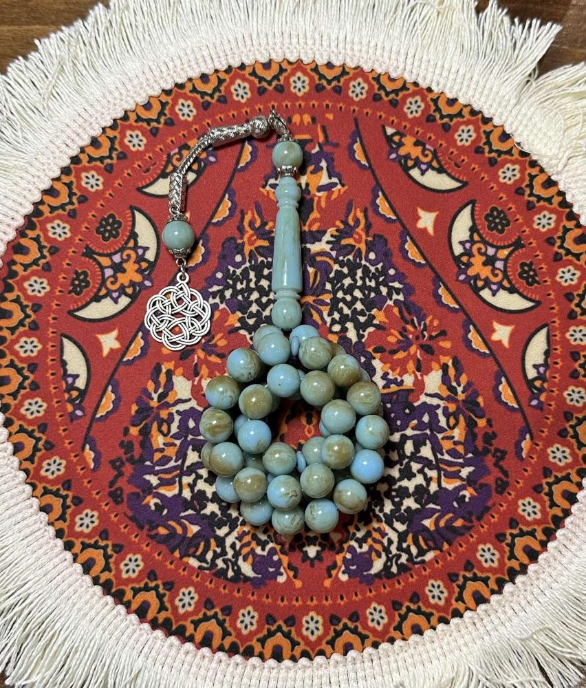 مسباح بكلايت تركواز مموج