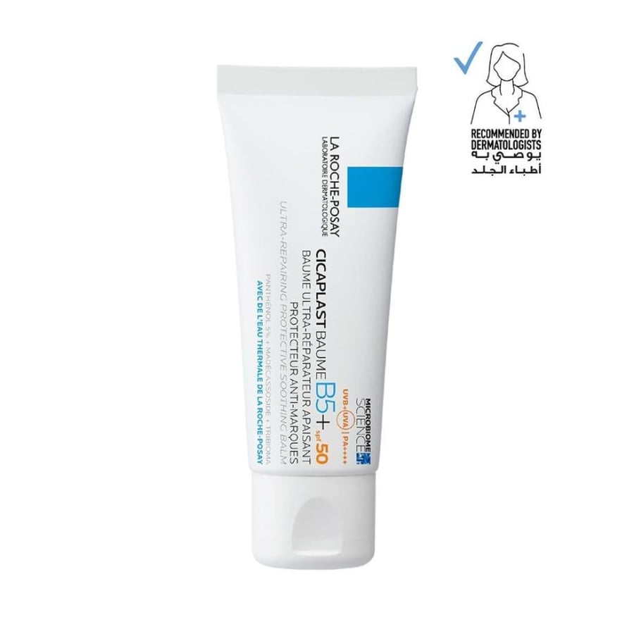 لاروش بوزيه سيكابلاست بَالم B5+ بمعامل حماية SPF 50 – بلسم مهدئ ومجدد للبشرة 40 مل