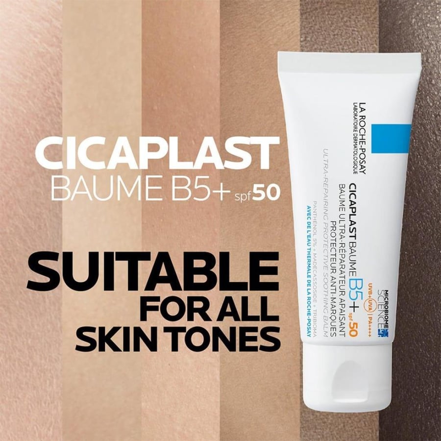 لاروش بوزيه سيكابلاست بَالم B5+ بمعامل حماية SPF 50 – بلسم مهدئ ومجدد للبشرة 40 مل
