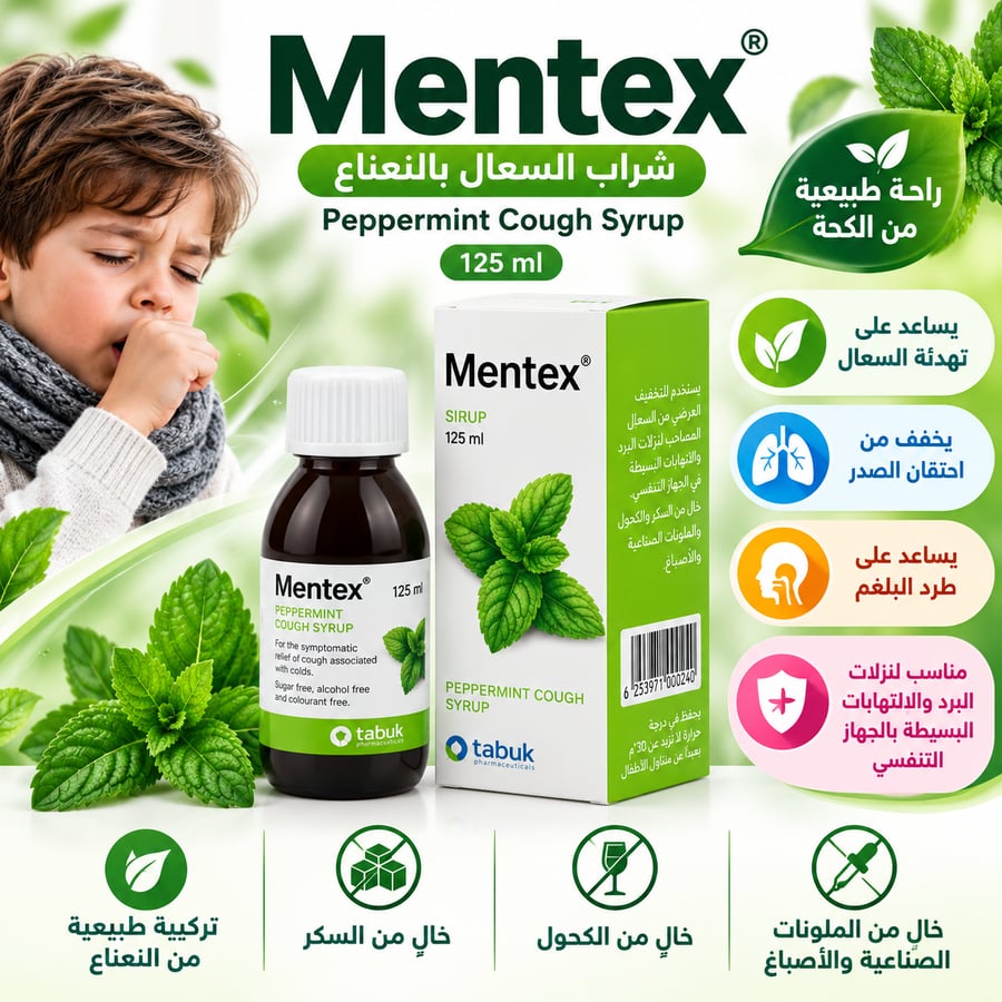mentex 125 ml syrup