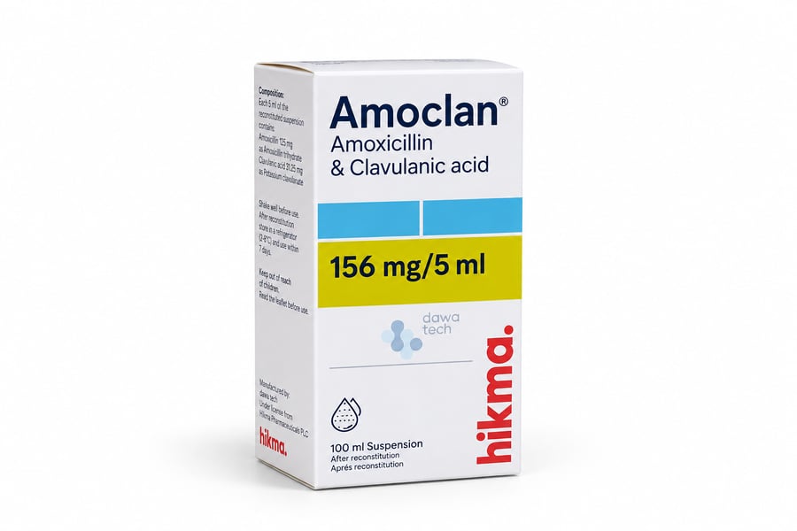 amoclan 156mg/5ml 100ml susp