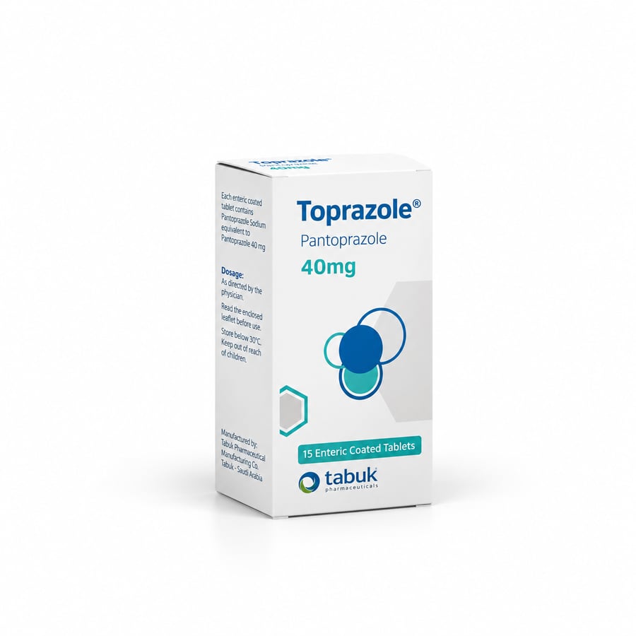 TOPRAZOLE 40 MG 15 TAB