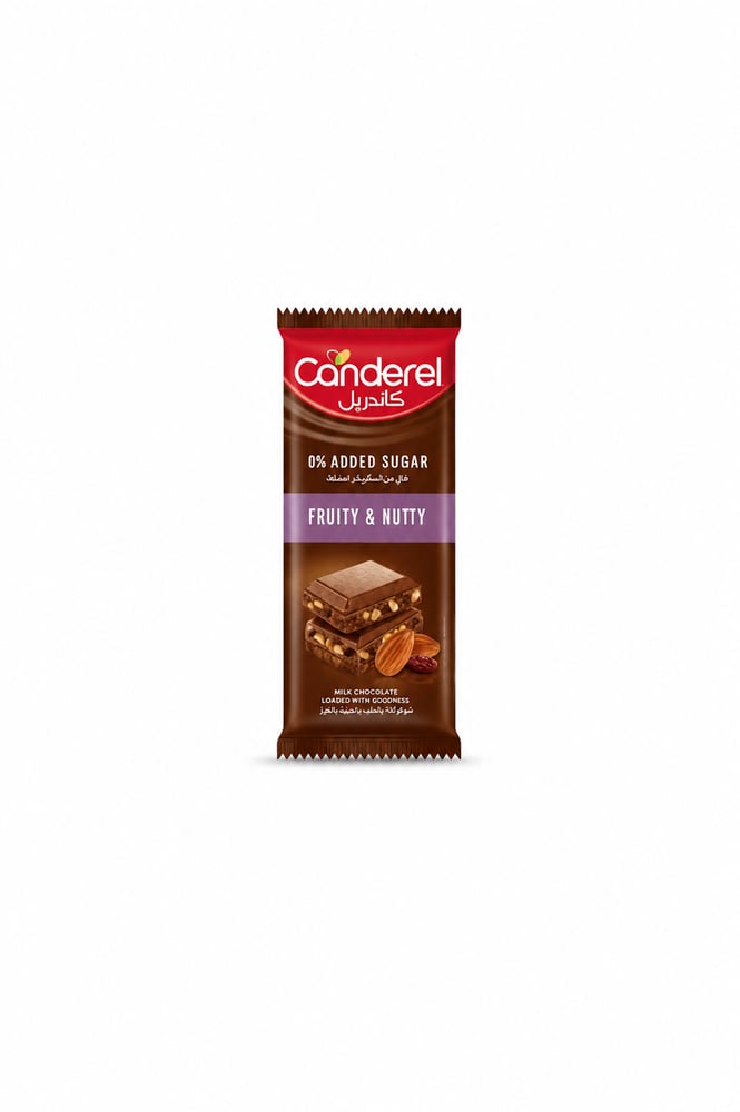 CANDEREL FRUITY & NUTTY 100GM CHOCOLATE