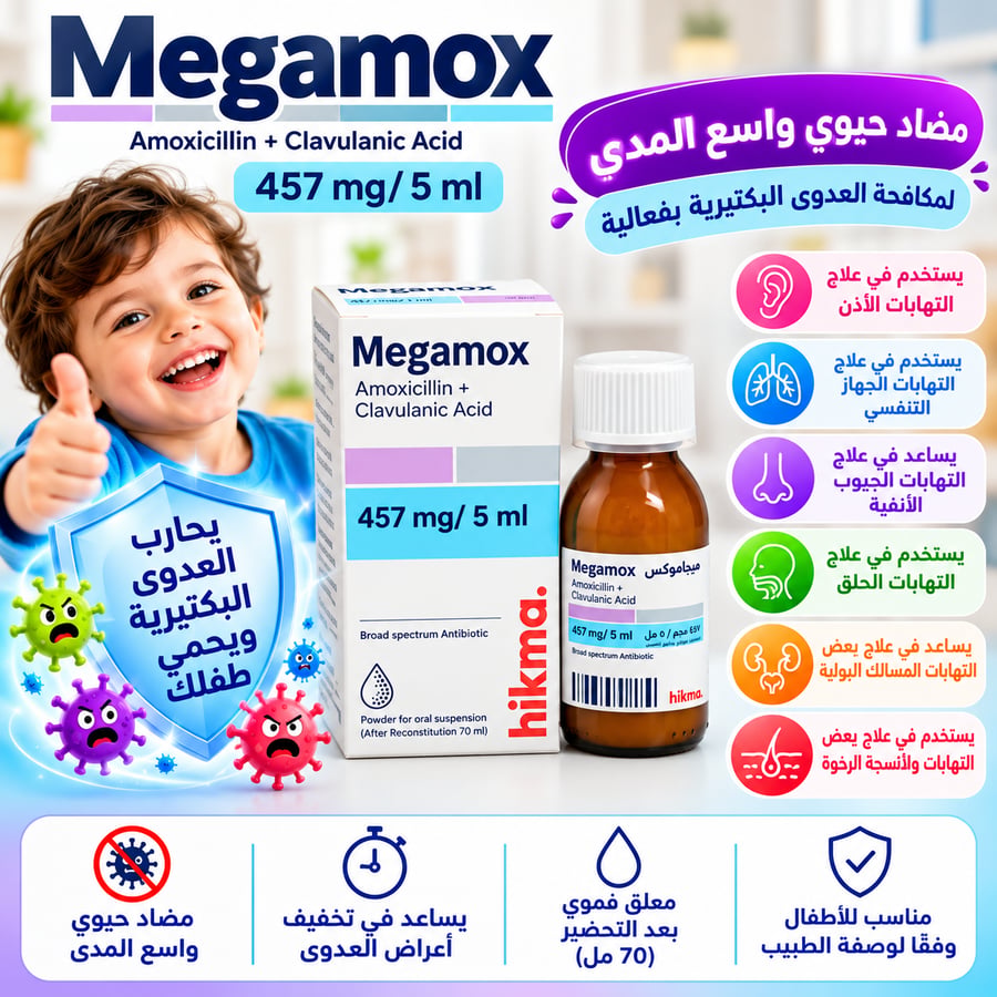 megamox 457 mg susp