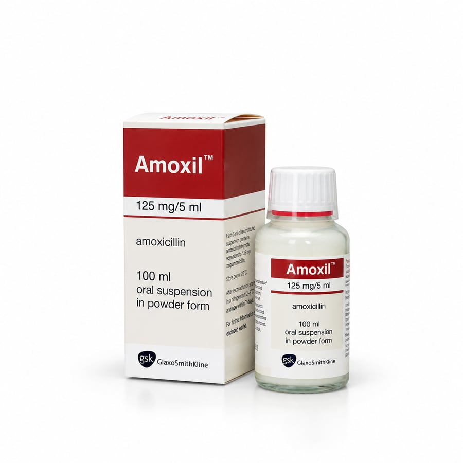 amoxil 125mg/5ml 100ml syrup