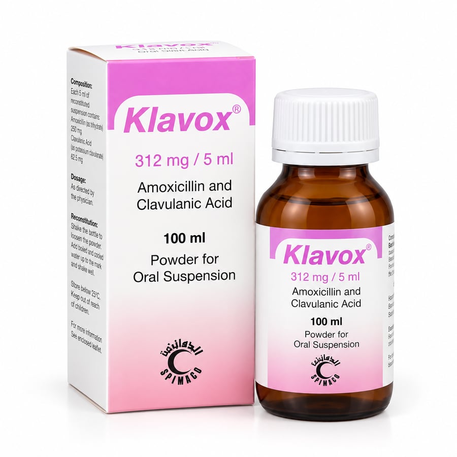 klavox 312mg/5ml syrup