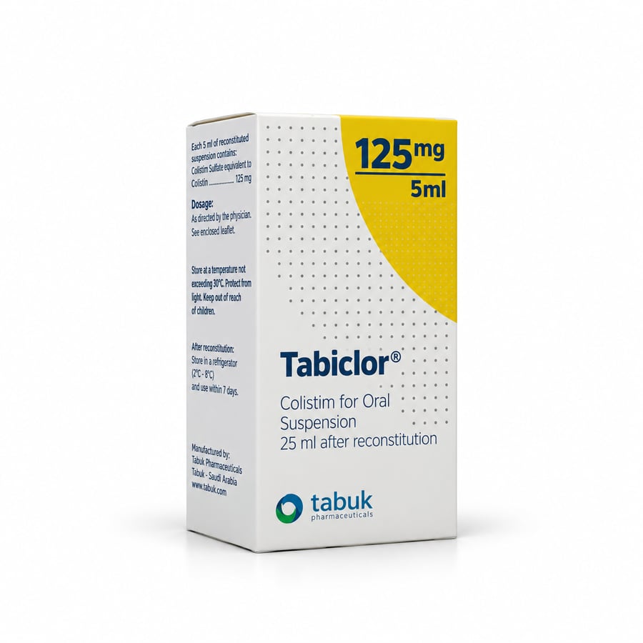 tabiclor 125mg/5ml susp 75ml