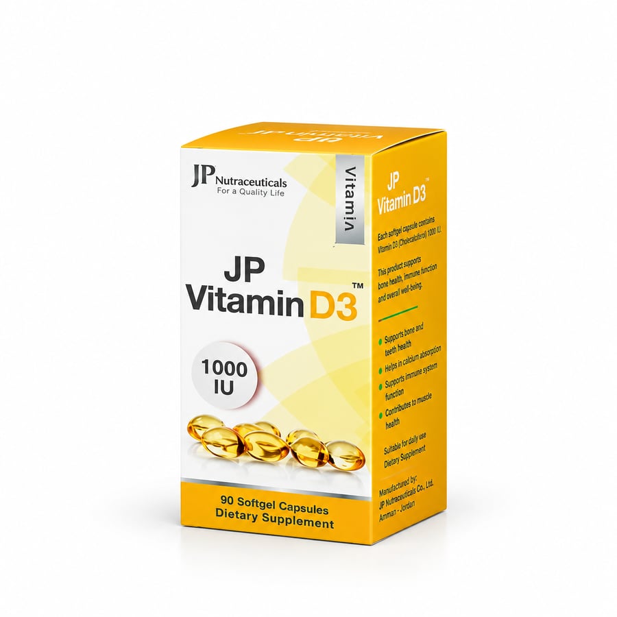JP vitamin D3 1000   90 softgel caps
