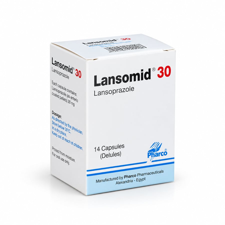 LANSOMID 30 MG 14 TAB