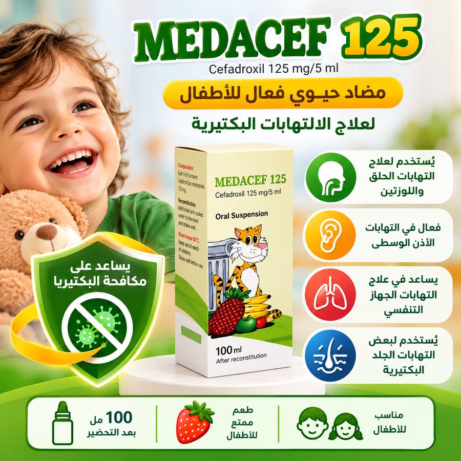 MEDACEF 125 MG ANTIBIOTIC