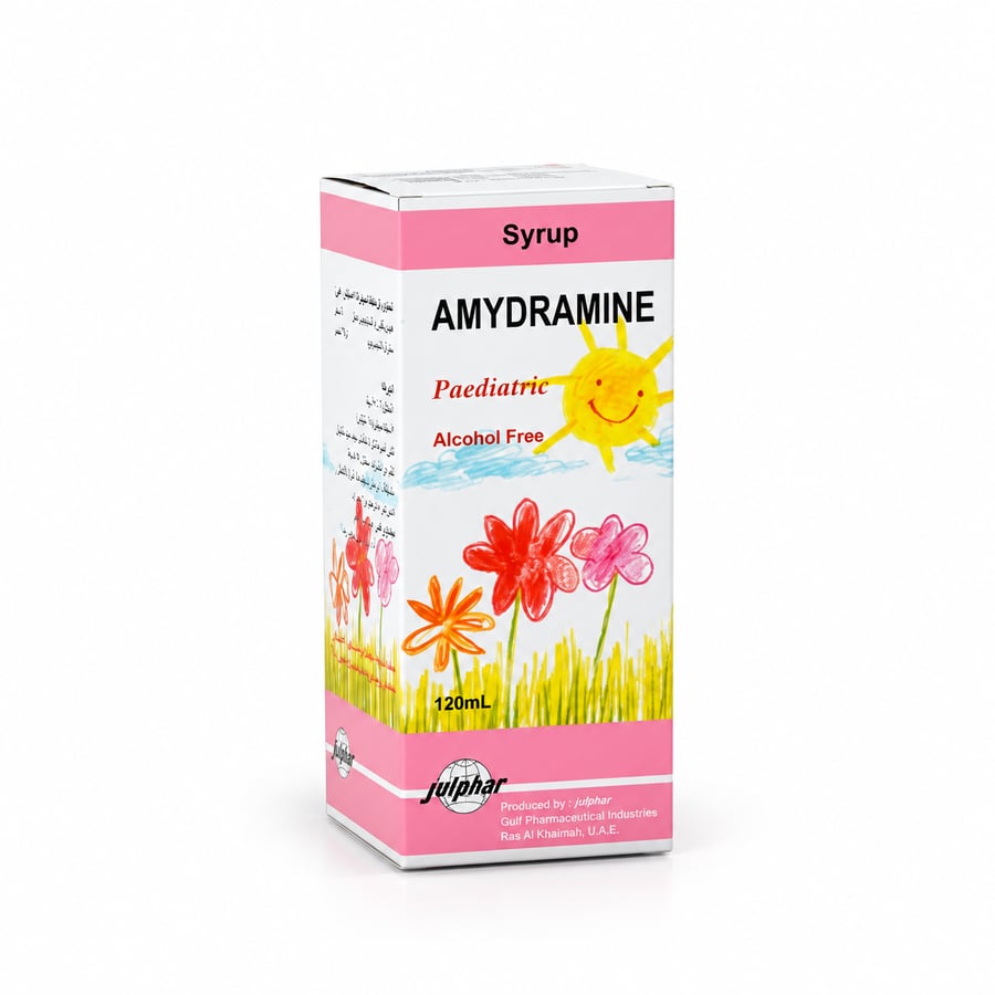 amydramine paediatric 120 ml syrup