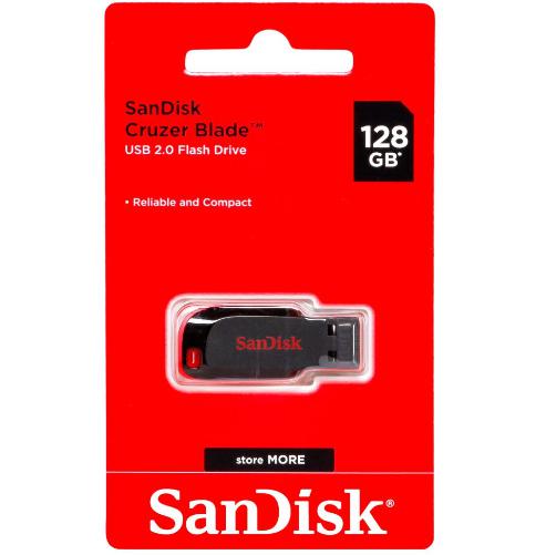 Sandisk Cruzer Blade USB 2.0 Flash Drive 128GB