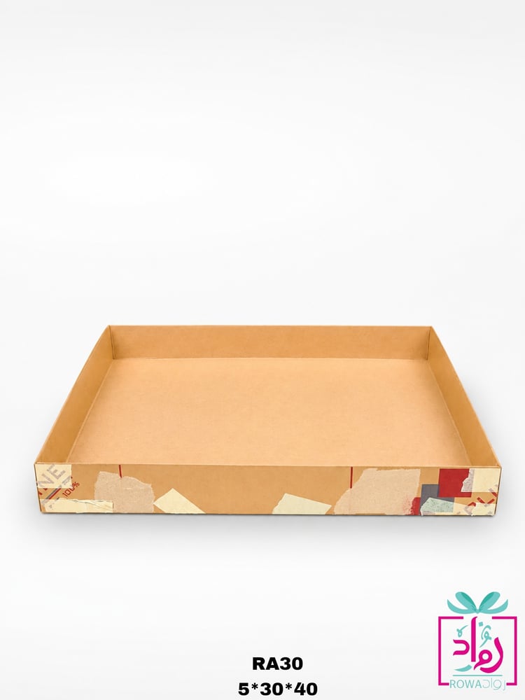 تباسي صحن اكرليك مقاس 40*30*5