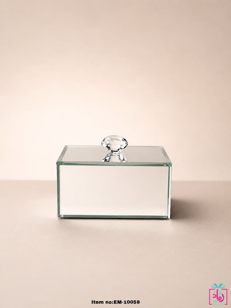 علب اكسسوارات جزاز  رمادي صغير10*7*4.5cm