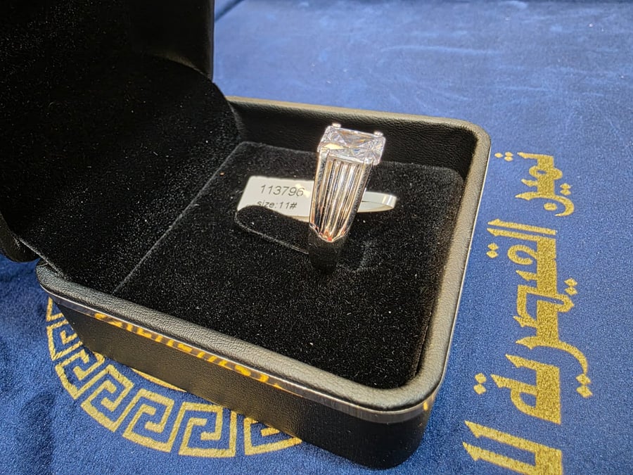 Italian silver ring