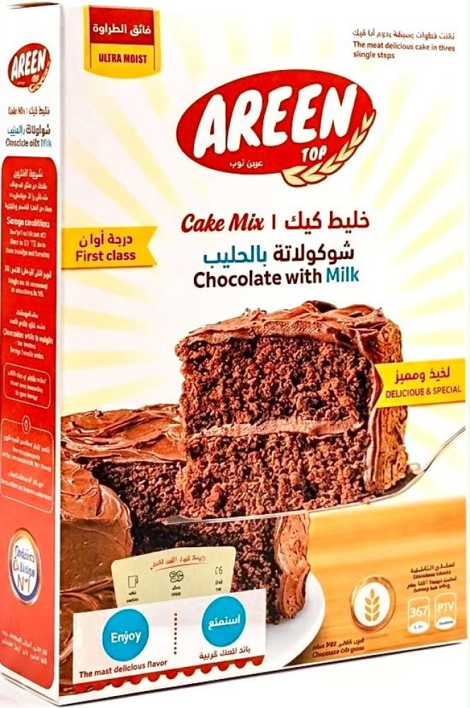 خليط كيك الشوكلاته بالحليب العرين توب