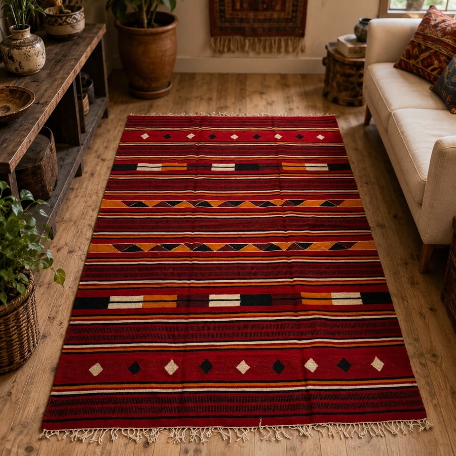 فرشة صوف ٢*٣  صوف غنم طبيعي