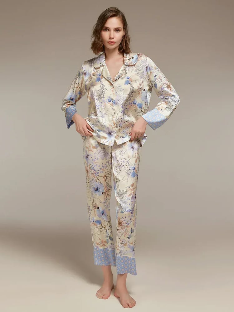 2pc Long Sleeve Satin