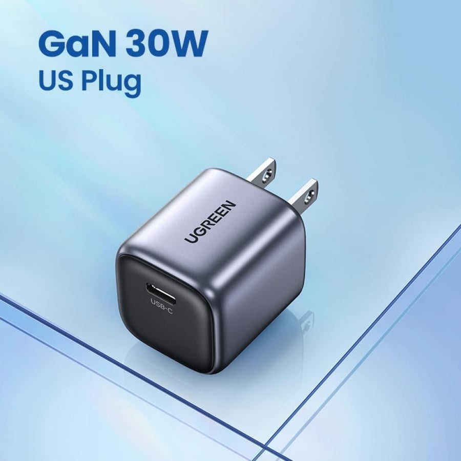 شاحن UGREEN GaN سريع بقوة 30 واط