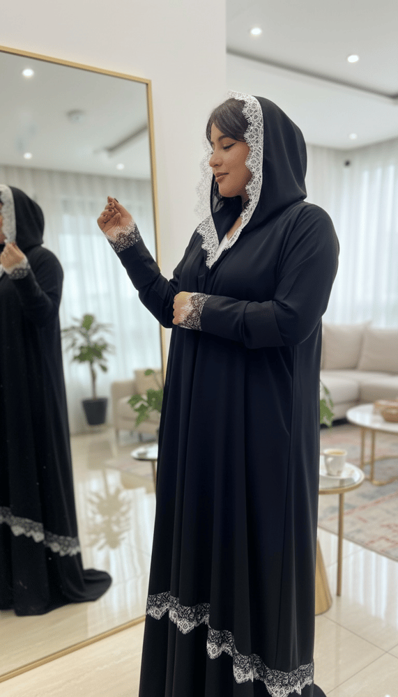 عباية نواعم الدنتيل