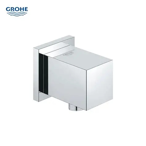 كوع دش مخفي مربع كروم جروهي CUBE 27704000
