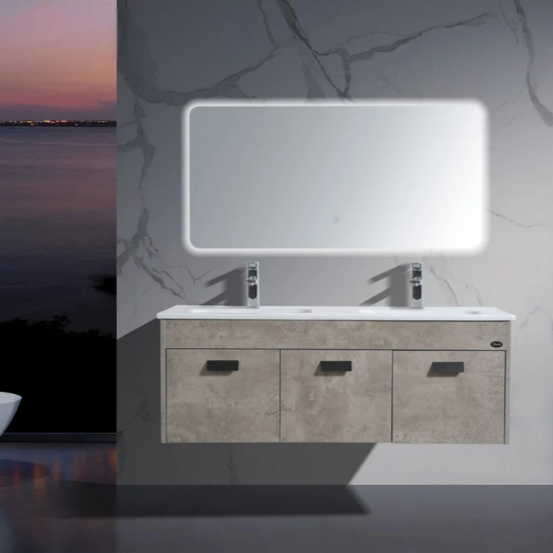 Wooden decor sink with two wooden basins PLYWOOD D-1121 JAZZ 120CM 230445