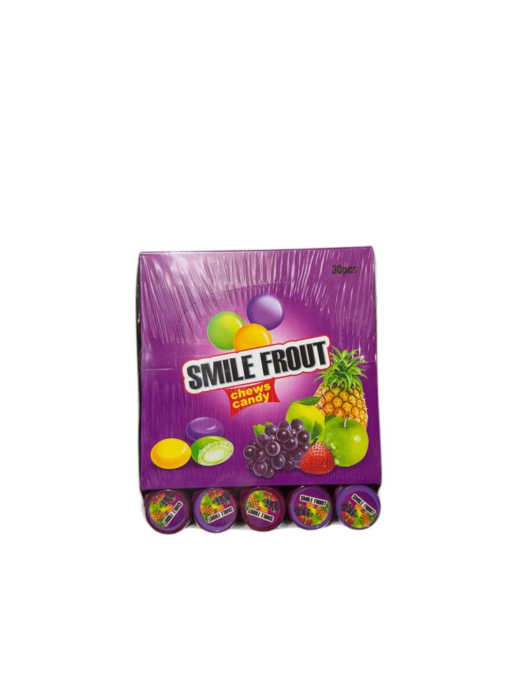 حلاوة مضغ سمايل فواكه كل العالم 30 حبة  |  Smile Fruit Chewable Candy 30 Pcs