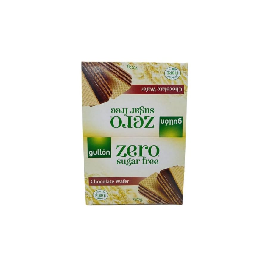 ويفر كاكاو بدون سكر جولون 720 جم (230جم) | Gullon Choco Wafer Zero no Sugar added 720g
