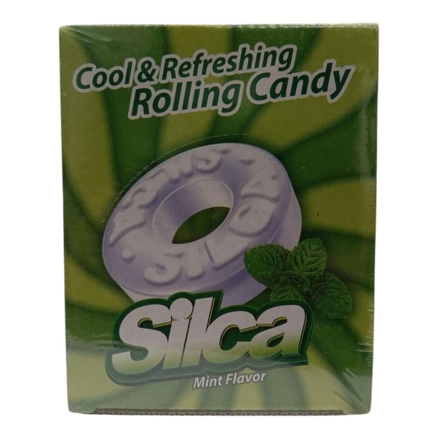 حلاوة رول مشكل بارد منعش سيلكا 24 حبة | Silca Cool and Refreshing Rolling Candy Mix Flavors 24pcs