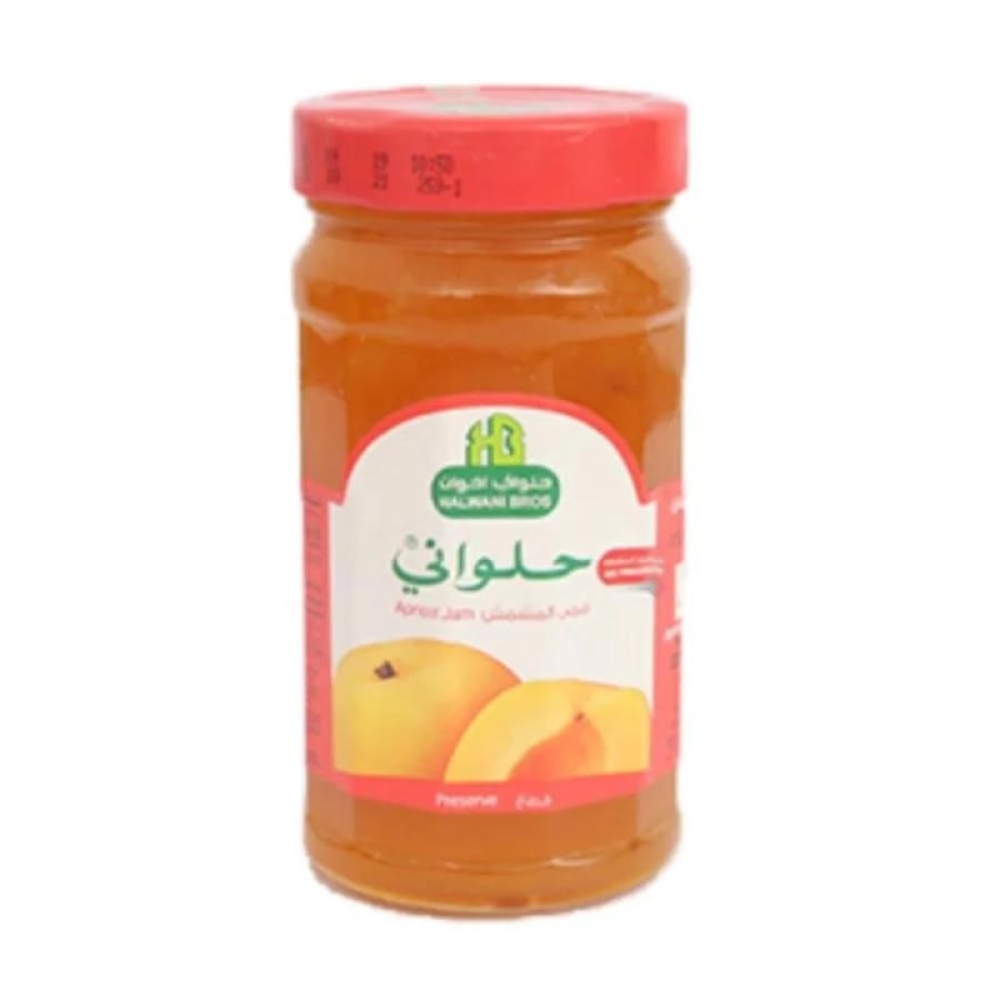 Halwani Apricot Jam Glass 800g