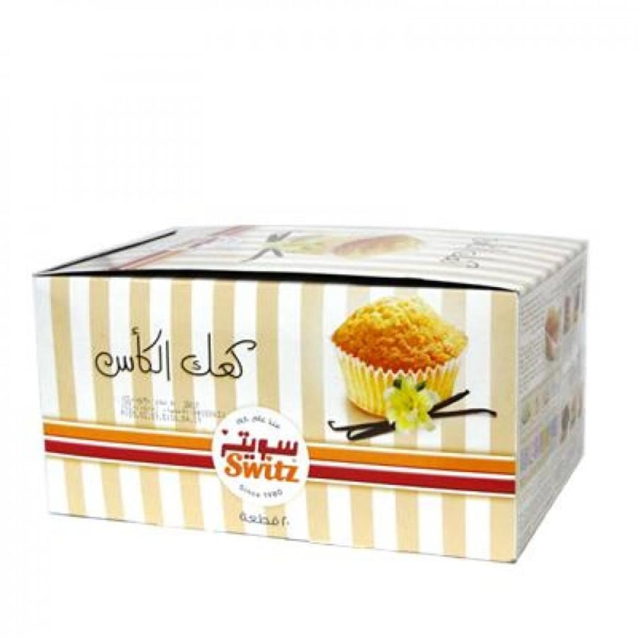Switz mini cup cake vanilla 8×20