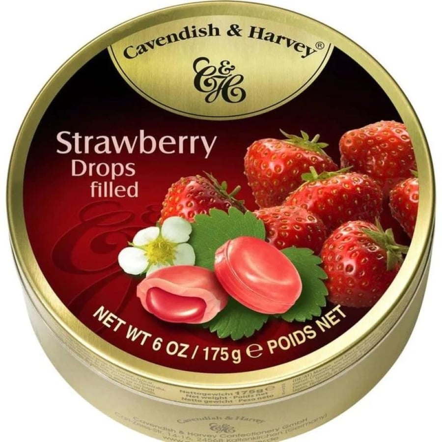 Cavendish & Harvey Strawberry Drops 175g