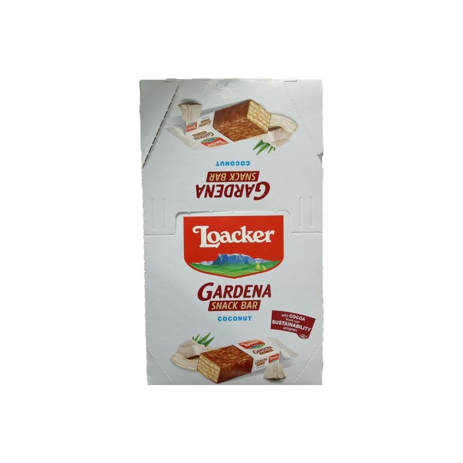 ويفر بجوز الهند جاردينا لواكر 28×17.5 جم  |  Loacker Gardena Coconut Wafer 28x17.5g
