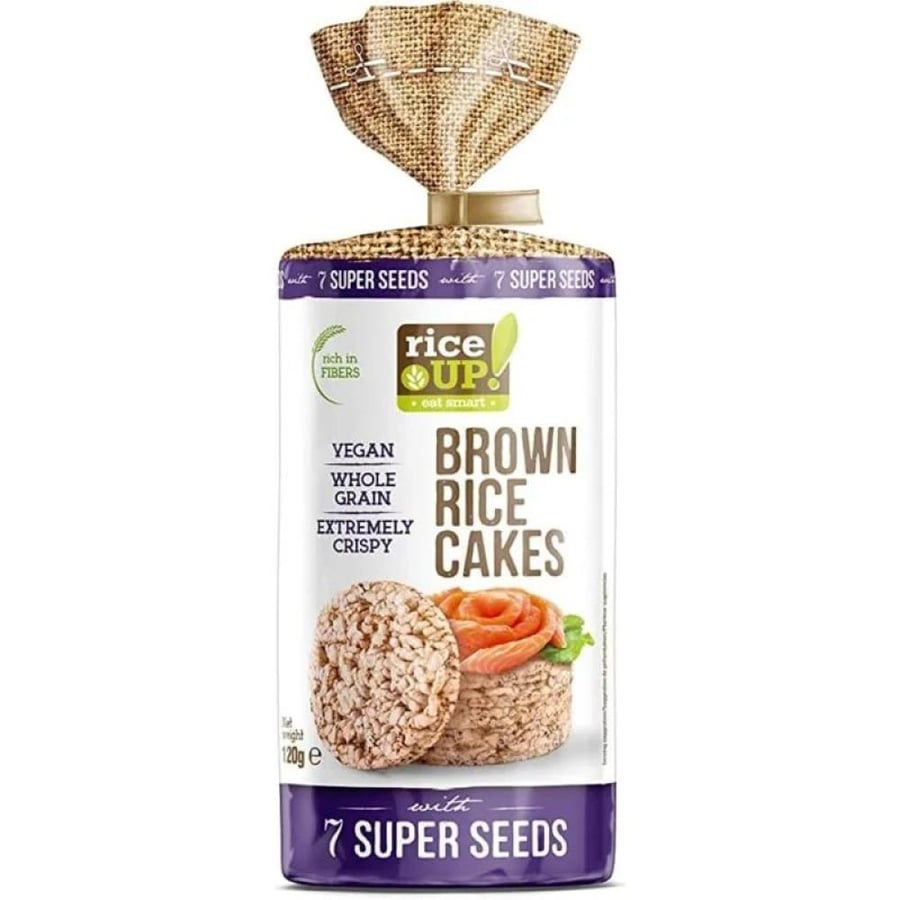 Brown rice cakes 7 seeds 120 gm