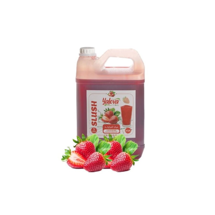 سلاش فراولة احمر جرانيتا اغوليني 5 لتر  |  Slush Strawberry Flavor 5L