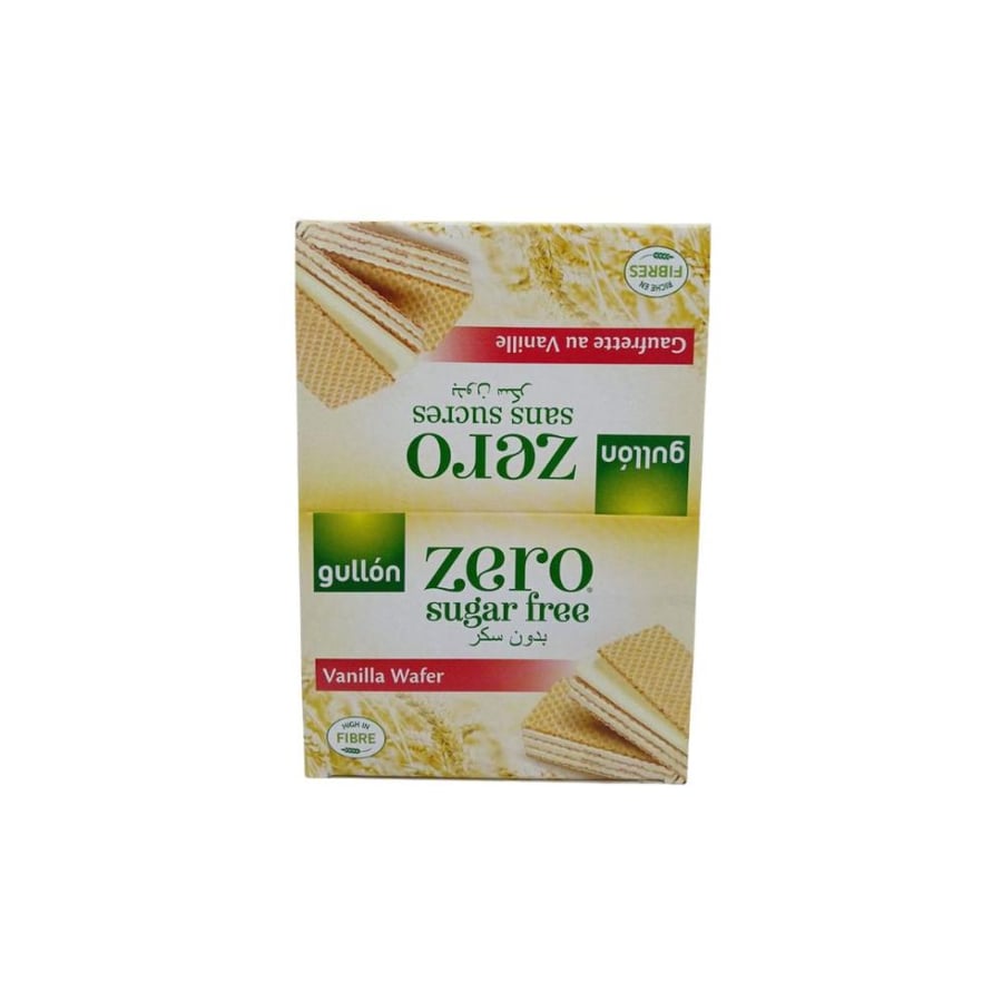 ويفر فانيلا بدون سكر جولون 720 جم (12×60جم) | Gullon Vanilla Wafer Zero no Sugar added 720g