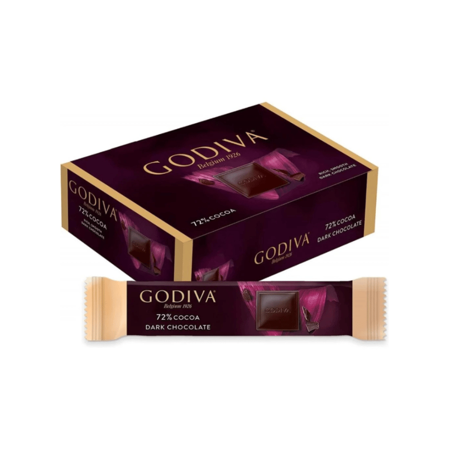 شوكولاتة دارك 72% جوديفا 12×32 جم | Godiva 72% Dark Chocolate Bar 12x32gm